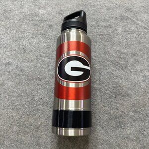 Georgia Bulldogs Insulated Bottle Duck House Twist Handle Stainless Steel 1L